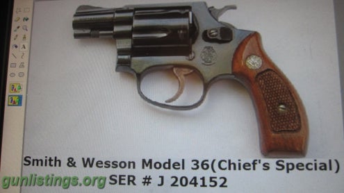Pistols Chief Special Model 36
