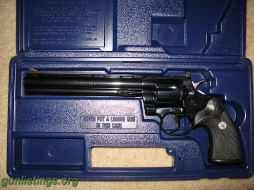Pistols Colt 357 Python 8â€ Barrel