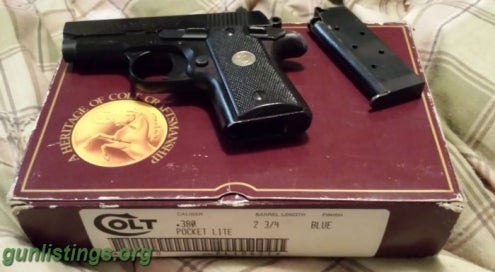 Pistols Colt 380 Pocket Lite