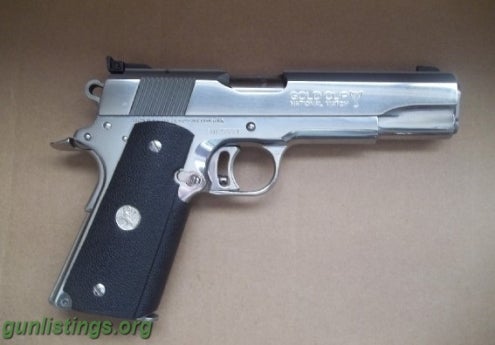 Pistols Colt Gold Cup Ntl Match MK IV Stainless