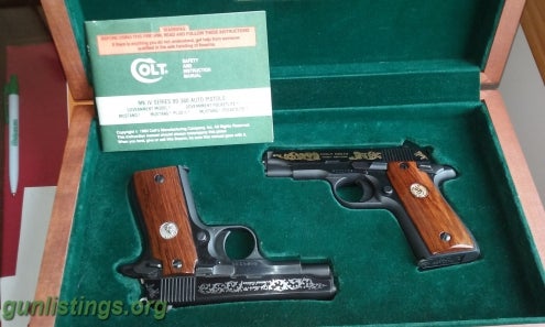 Pistols Colt MK/SERIES 80-380 AUTO PISTOLS