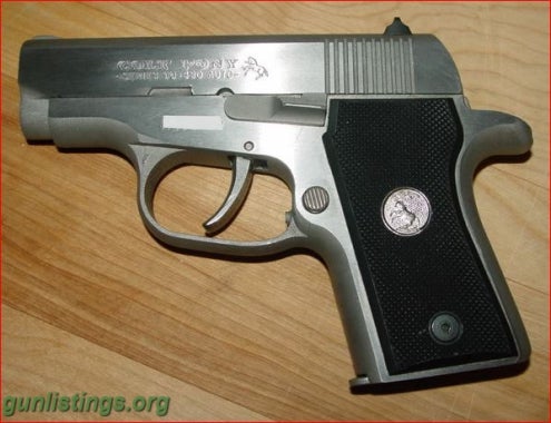 Pistols COLT Pony, .380 DAO All Stainless