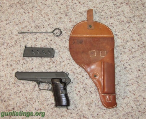 Pistols CZ52 7.62X25 With Extras Made In 1954.