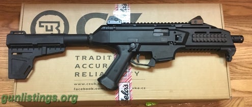Pistols CZ Scorpion Evo 3 S1 W/ Shockwave Kit