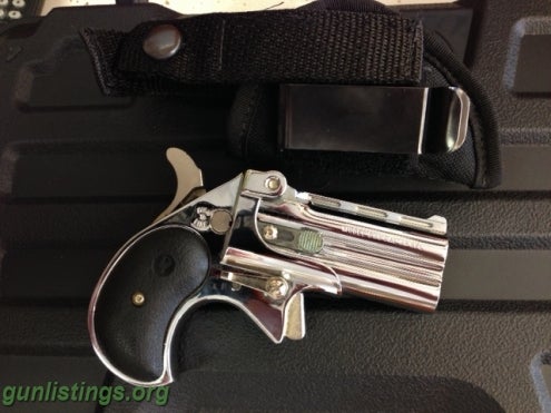 Pistols Davis Industries D38,38sp Derringer, Stainless Like New
