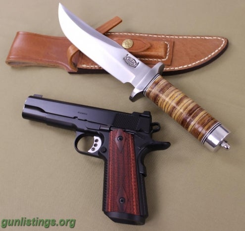Pistols Ed Brown 1911 Kobra .45ACP RBH Custom Knife 45