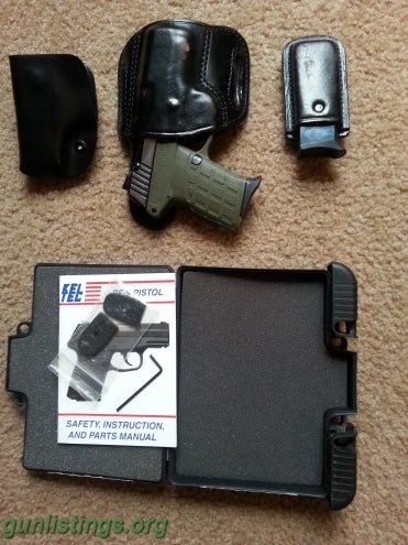 Pistols For Sale: KelTec PF9, 2 Mags, Don Hume Holster & Mag Po