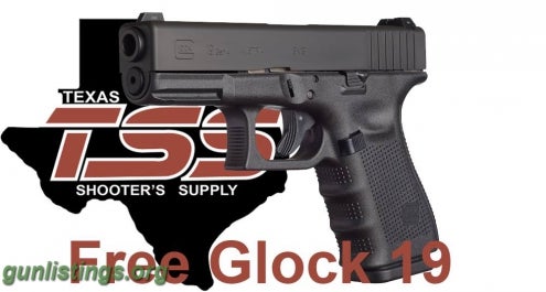 Pistols Free Glock 19 To One Lucky Person! Participate At Texas
