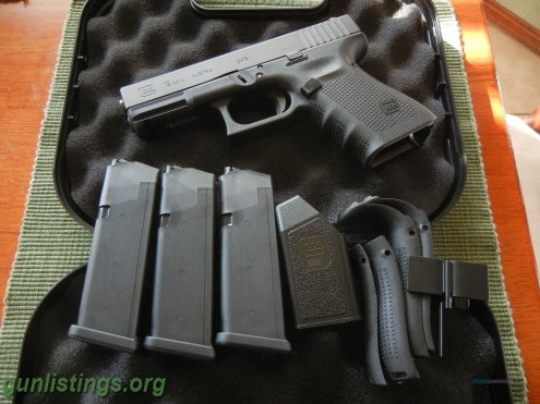 Pistols Glock19 Gen4 9mm Pistol