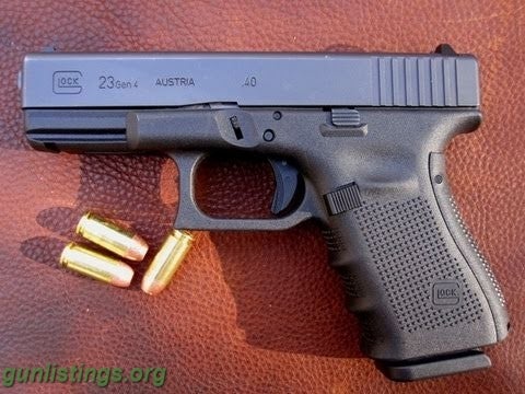 Pistols PRICE REDUCED Glock 23 W/ Night Sights And Ammo