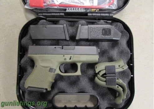 Pistols Glock 27 G27 Gen4 BFG Green .40 S&W PG2750201BFG53