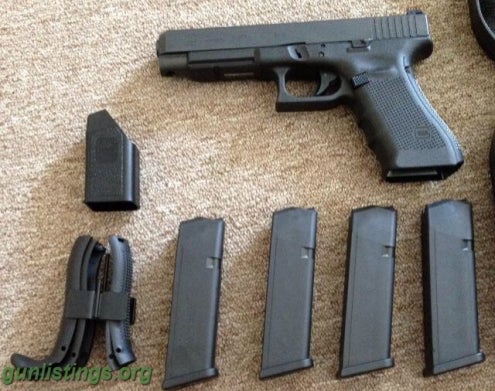 Pistols Glock 34 Gen 4 With Four 17 Rd Magazines