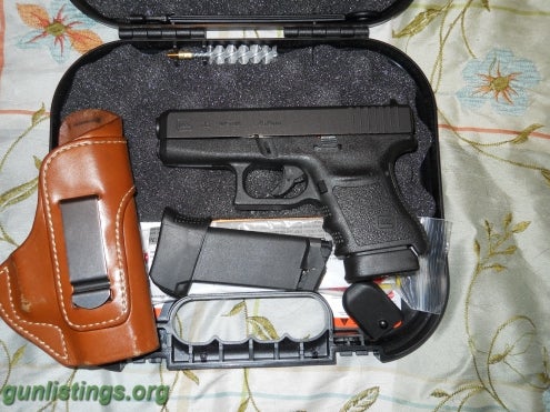Pistols GLOCK 36 45ACP WITH NICE HOLSTER