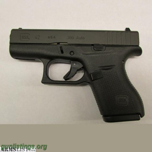 Pistols Glock 42 380 With Range Bag