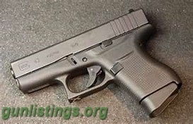 Pistols Glock 43 NEW With Range Bag