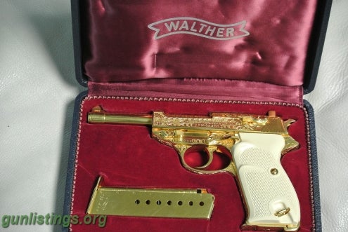 Pistols GOLD WALTHER P-38   9mm