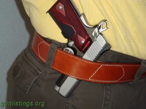 Pistols GunBelt With Built In Holster