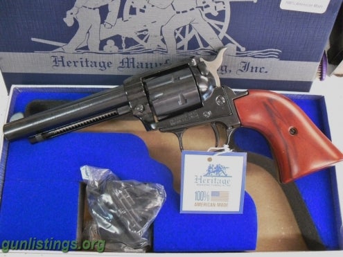 Pistols Heritage Rough Rider, 22lr, 6rd, Wood Grips, NEW