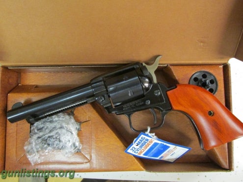 Pistols Heritage Rough Rider RR22MB4 22LR/22Mag Combo,4.75
