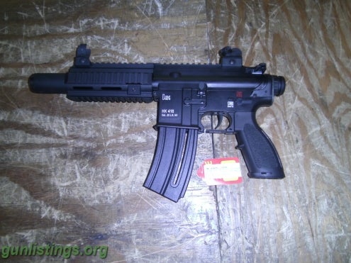 Pistols HK 416 .22LR AR-15 Style Pistol