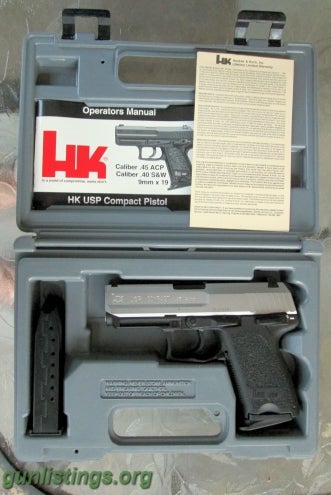 Pistols HK USP Compact 45 Stainless