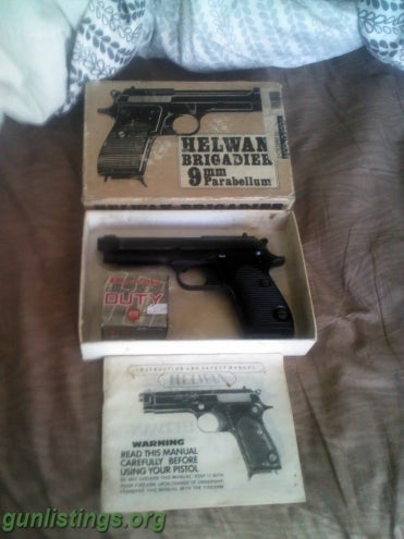Pistols Interarms Helwan Brigadier 9mm