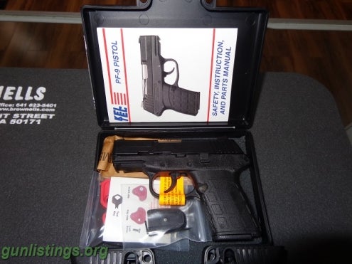 Pistols *Sold*Kel Tec PF-9 9mm Blued New