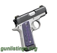 Pistols Kimber Micro Carry Advocate Purple
