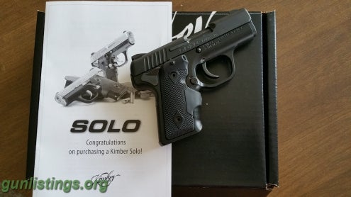 Pistols Kimber Solo 2 W/crimson Trace Grip
