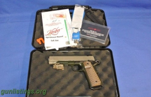 Pistols Kimber Warrior SOC W/Laser .45 Acp 5