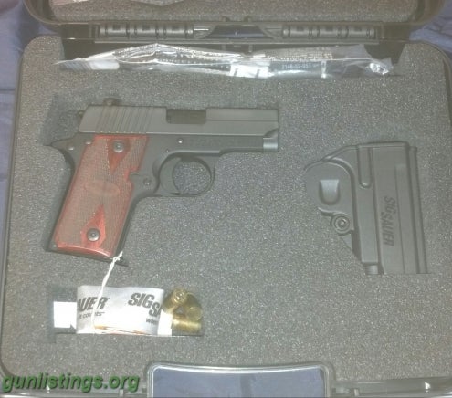 Pistols LNIB: SIG P238 With Rosewood Grips