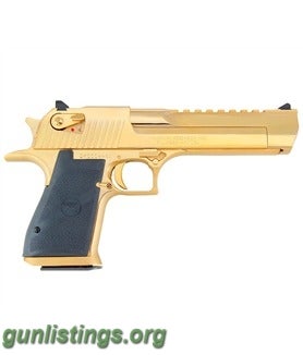 Pistols Magnum Research 24 Karat Gold 50 Cal Desert Eagle