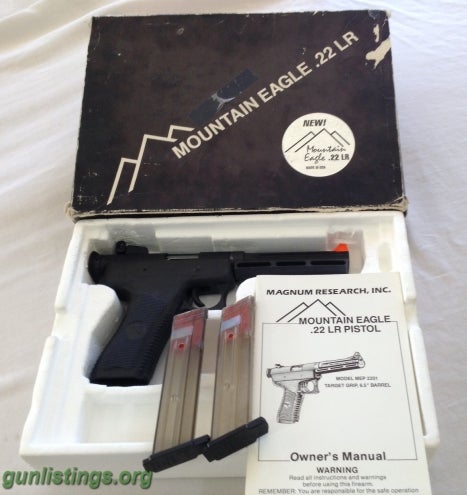 Pistols Magnum Research Mtn. Eagle .22 Lr.cal.