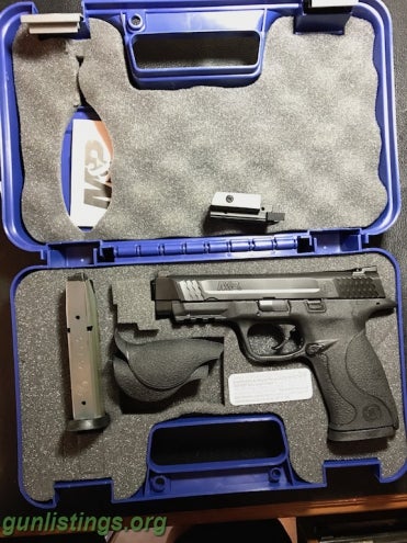 Pistols M&P Full Size .45 2 Mags, Laser, Box, Backstraps