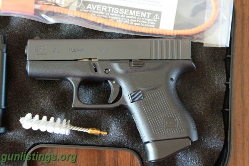 Pistols NIB Glock 43 W/5 Factory Mags