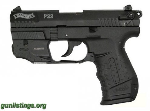 Pistols NIB Walther P22 W/ Laser