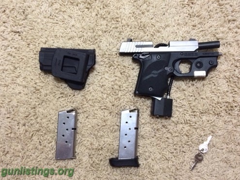 Pistols P938 9mm 2 Mags And Trigger Laser