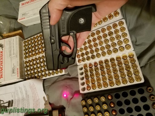 Pistols Ruger .380 Lcp With Laser And Ammo