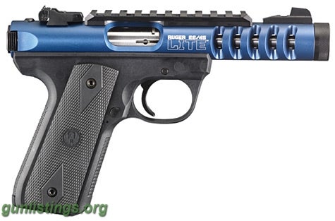 Pistols Ruger 22/45 LITE, 6908 22lr, 10rd Blue Finish NEW