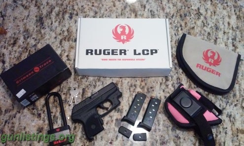 Pistols Ruger LCP .380 W/ Crimson Trace Laser