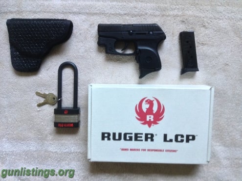 Pistols RUGER LCP .380 W/CRIMSON TRACE LAZER + LOTS MORE...