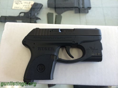 Pistols Ruger LCP .380 W/Green Laser