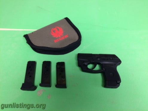 Pistols Ruger LCP - Lasermax & Ext Grip Mags