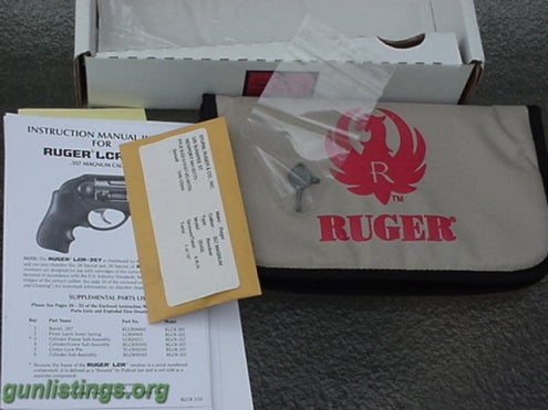 Pistols Ruger LCR 357 New Box With Everything