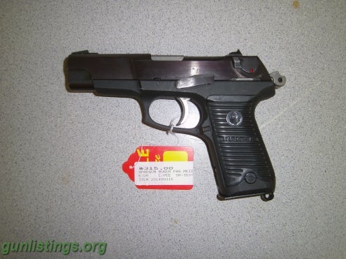Pistols Ruger P85 9mm Handgun