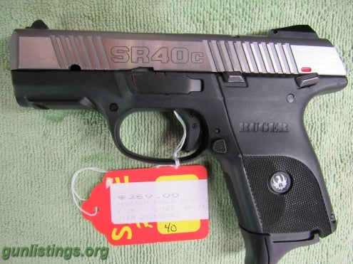 Pistols Ruger SR40c 40cal