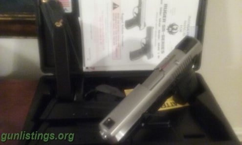Pistols Ruger SR45 NIB With Red Dot Laser & 4 Magazine's