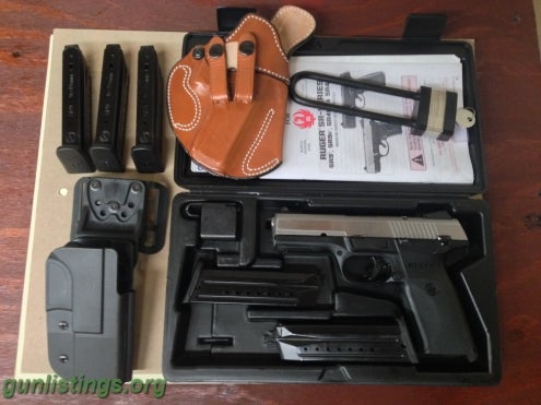 Pistols Ruger SR9 And Extras