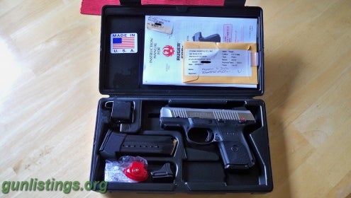 Pistols Ruger SR9C 17+1 9mm Brushed Stainless