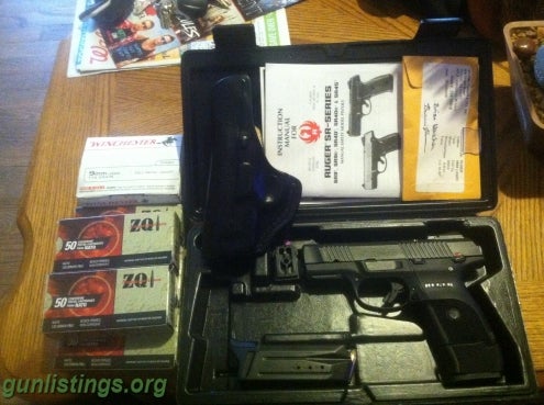 Pistols Ruger SR9C With Extras